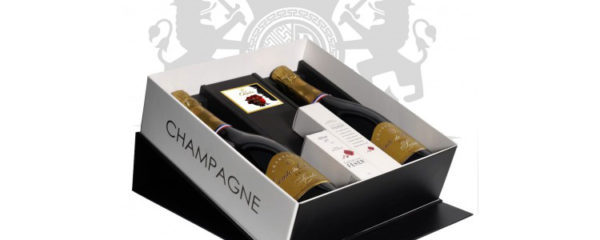 COFFRET  CADEAU CHAMPAGNE  COMTE DE CHEURLIN